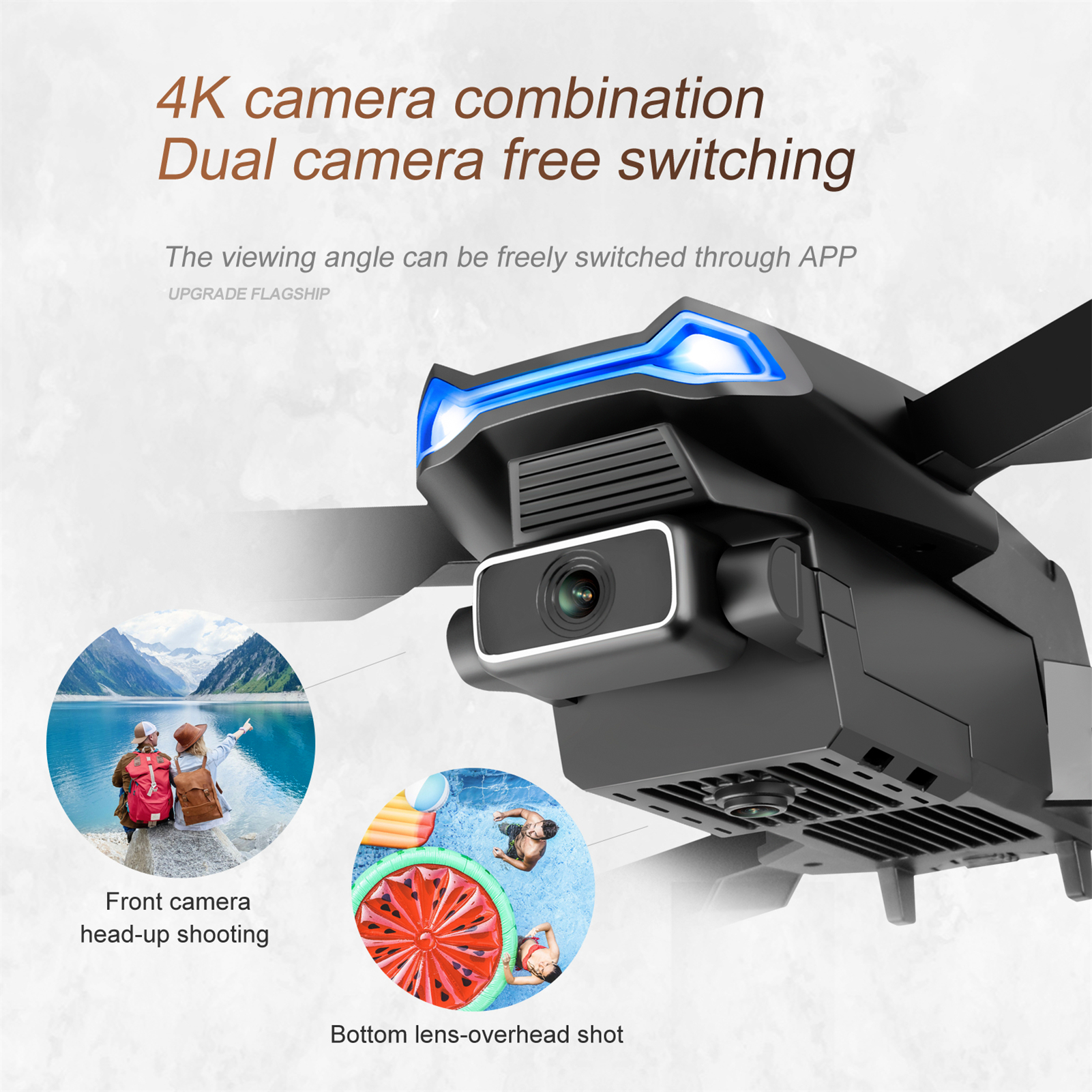 Foldable 4K HD Mini Drone with WiFi