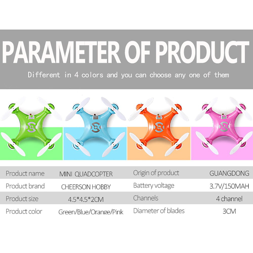 Pocket-Sized Mini Quadcopter - Easy Flying