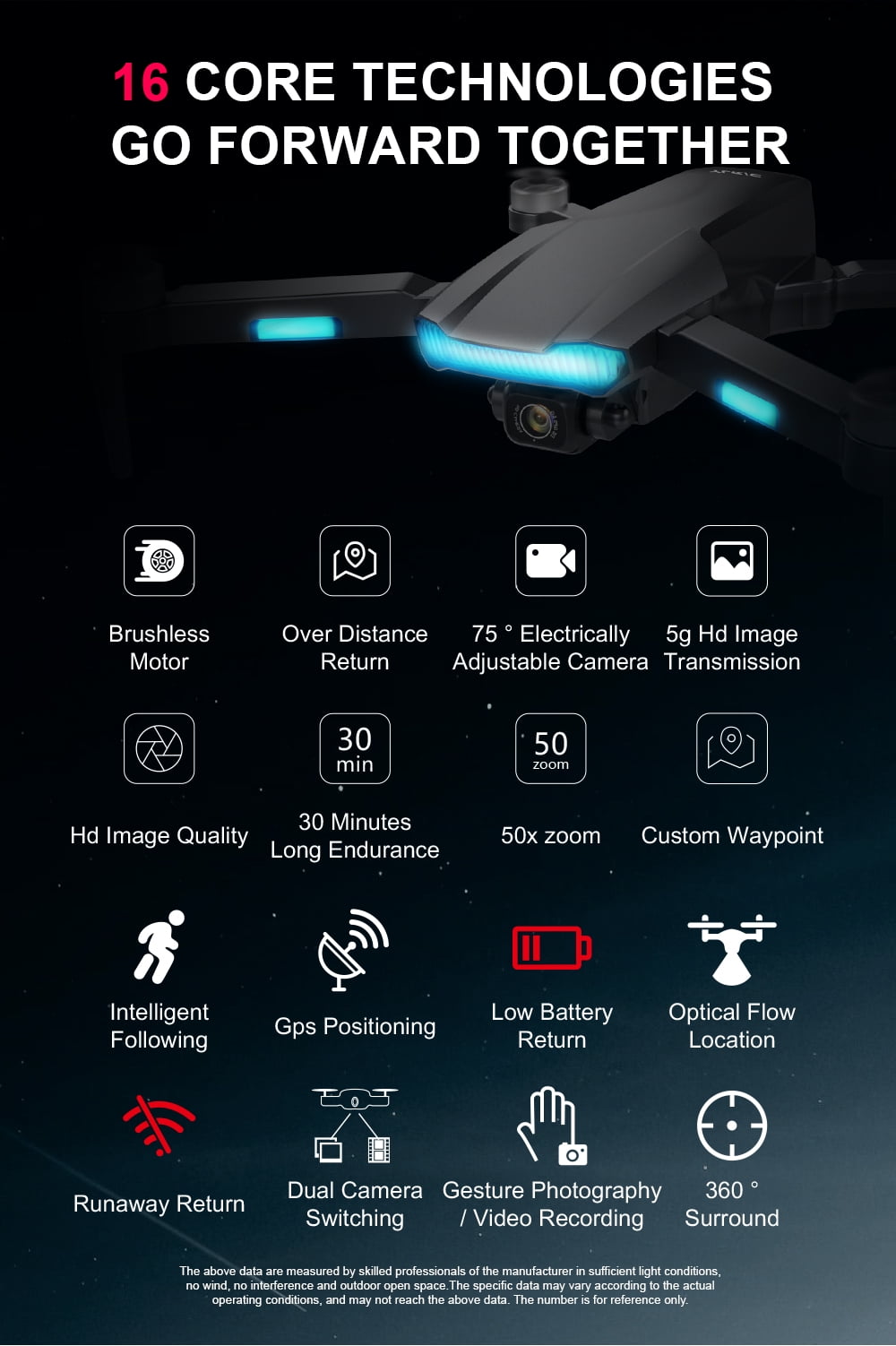 8K GPS Drone with Follow Me Feature