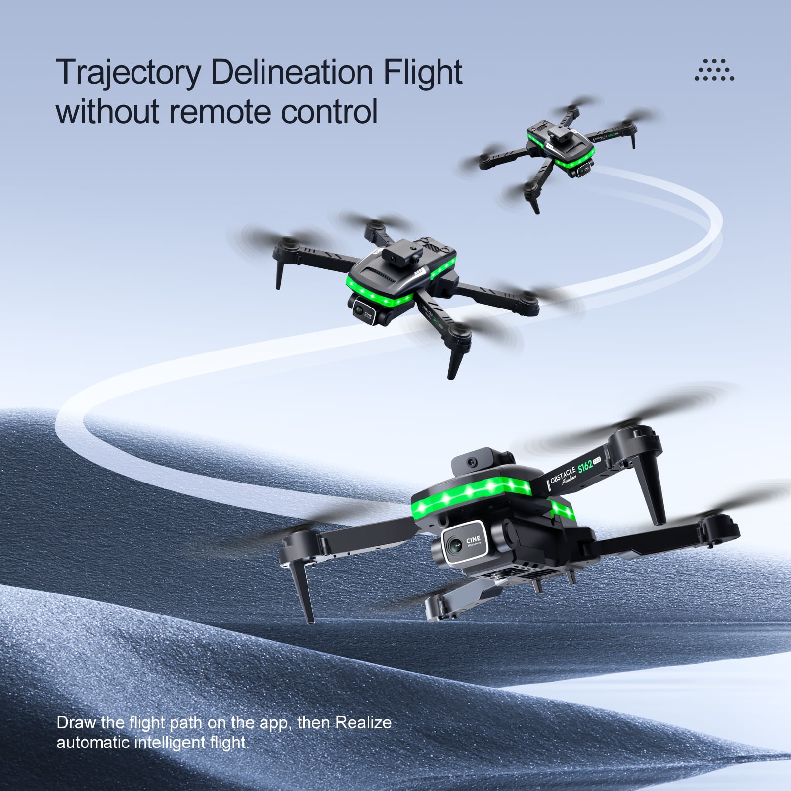 4K Dual Camera Drone with Obstacle Avoidance