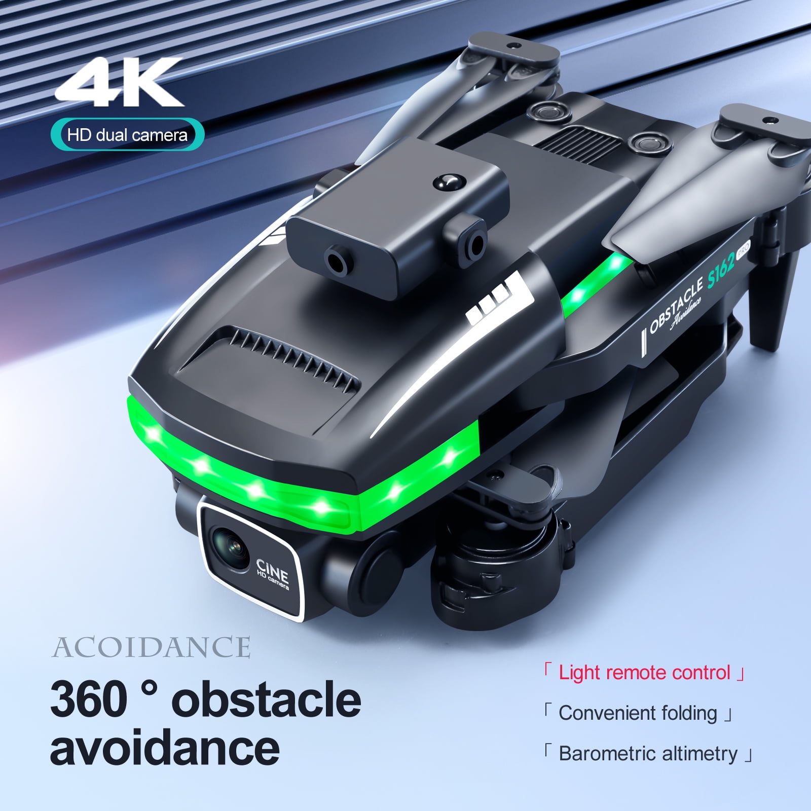 4K Dual Camera Drone with Obstacle Avoidance