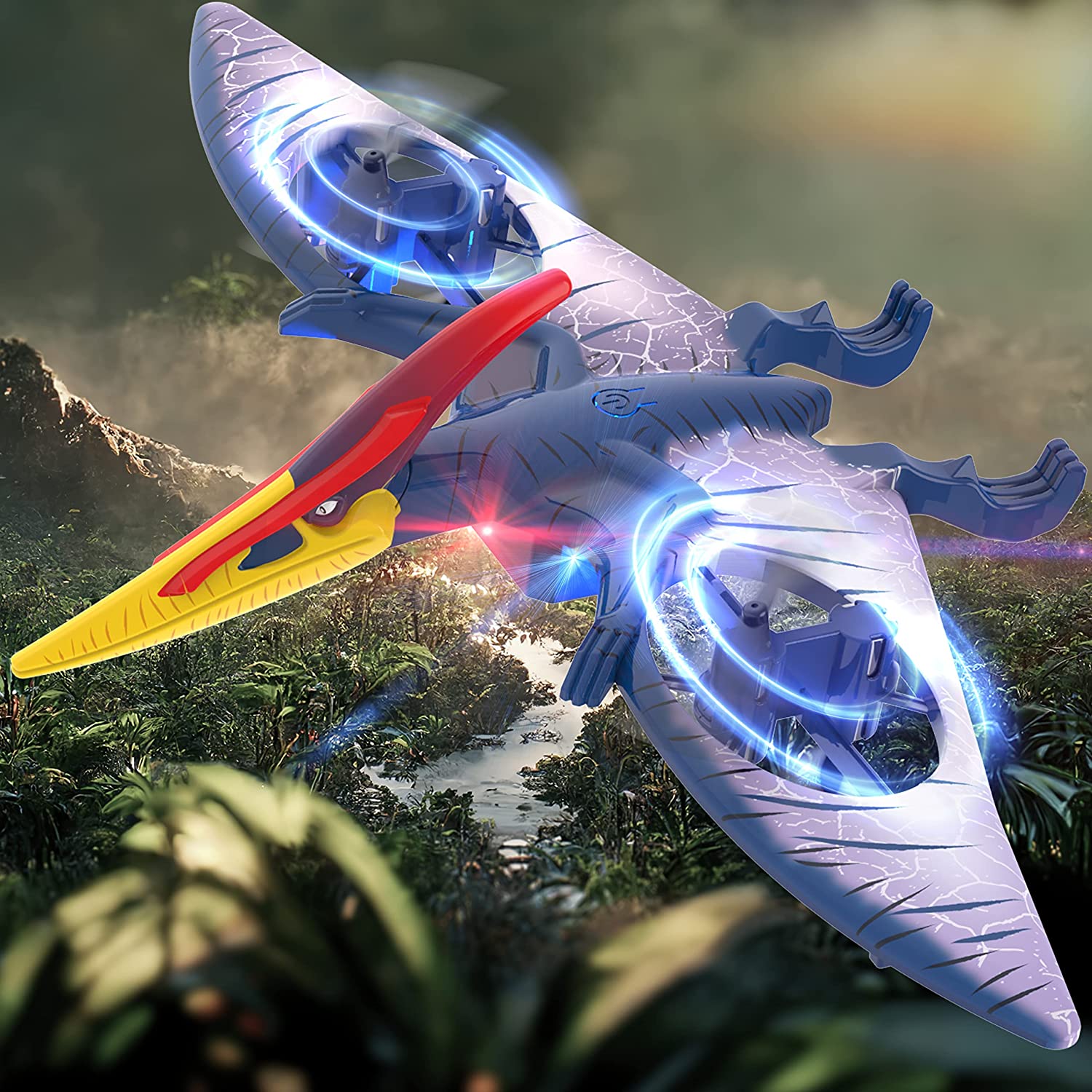 Bezgar Kids' Dino Drone with LED Lights