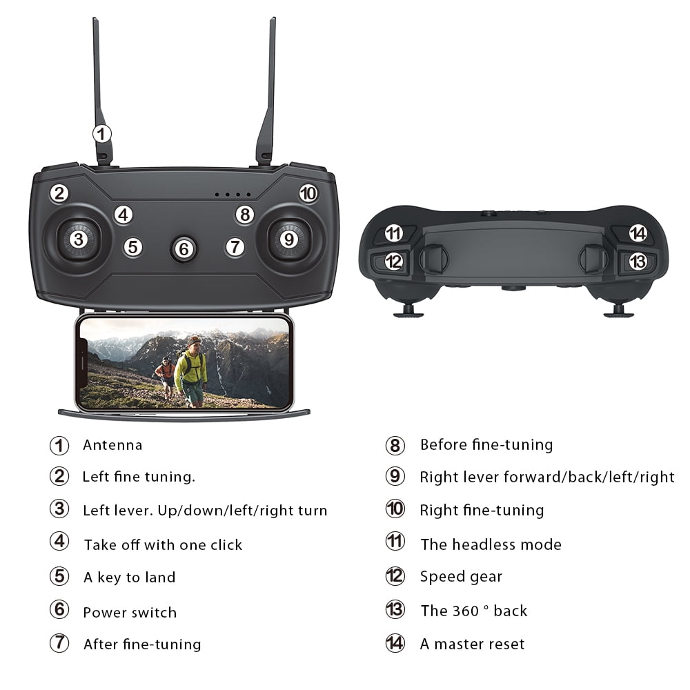 XGeek F86 RC Quadcopter with HD Camera