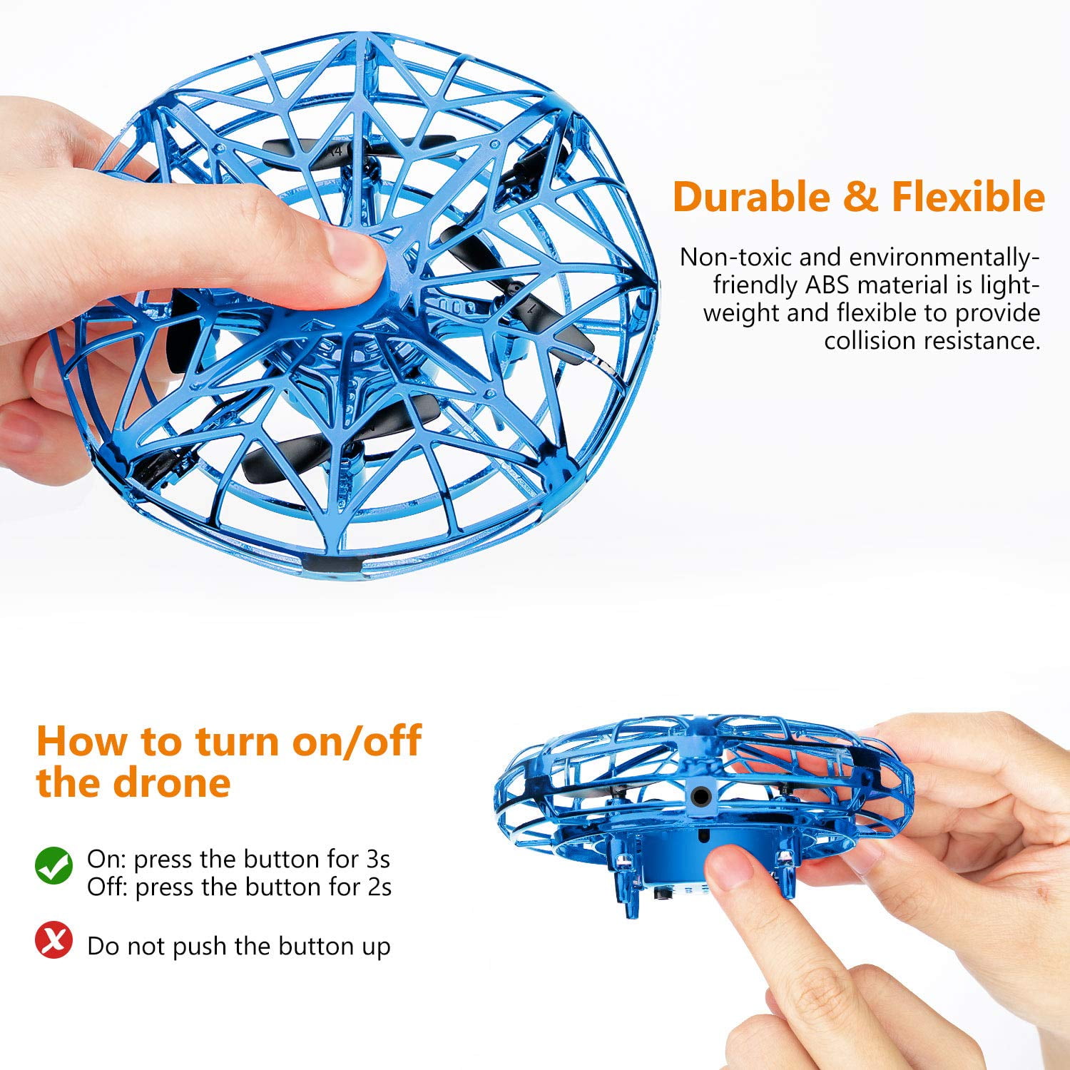 Hands-Free Mini Drone for Kids & Adults