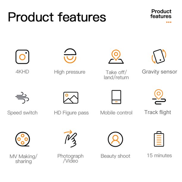 Foldable Camera Drone for Kids & Beginners