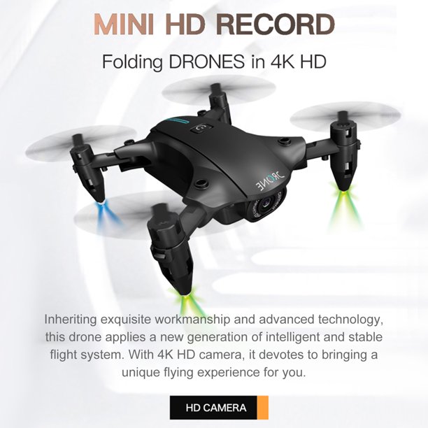 Foldable Camera Drone for Kids & Beginners
