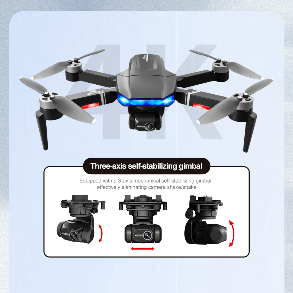 4K HD Camera Foldable Drone - Adults & Kids