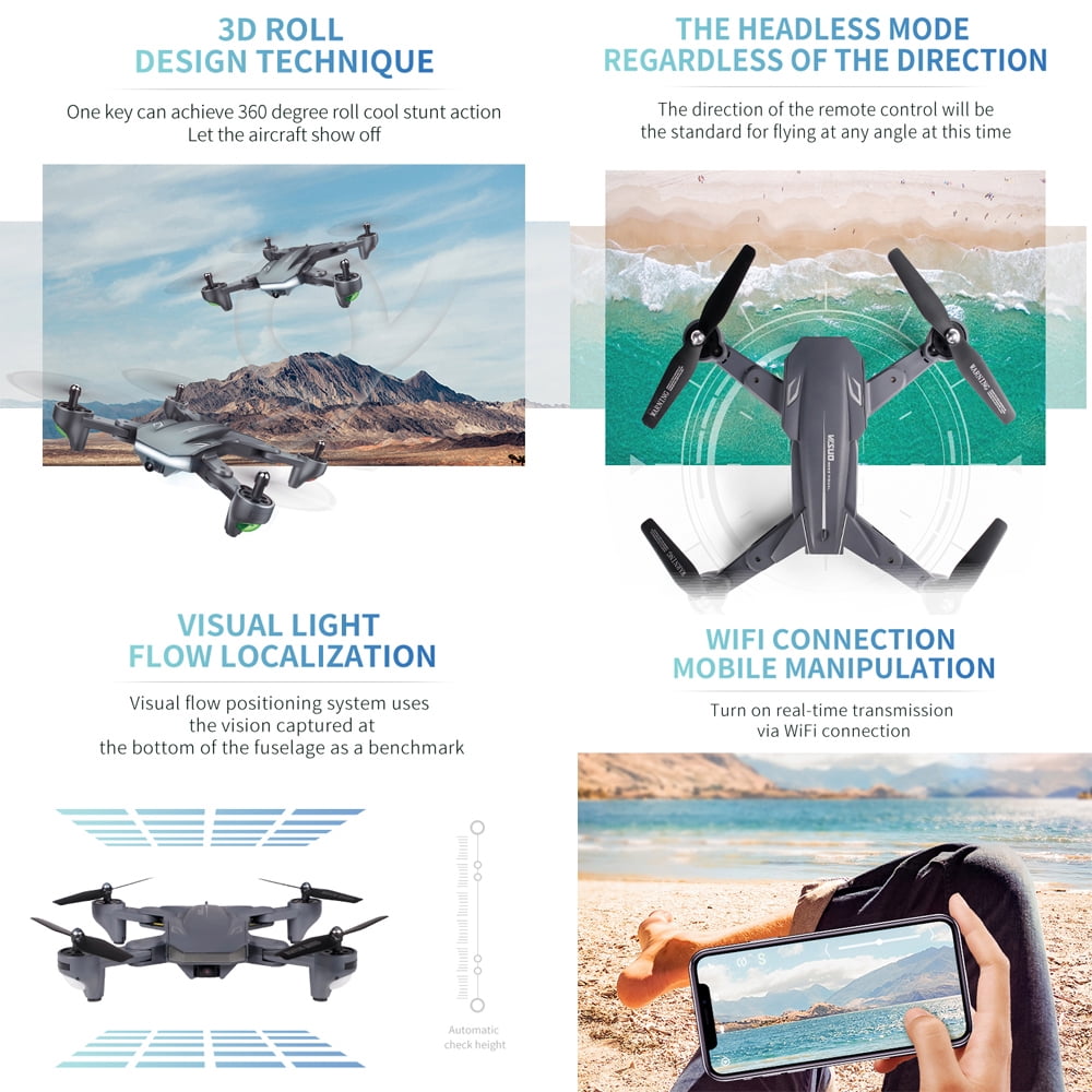 VISUO XS816 4K Camera Foldable RC Drone