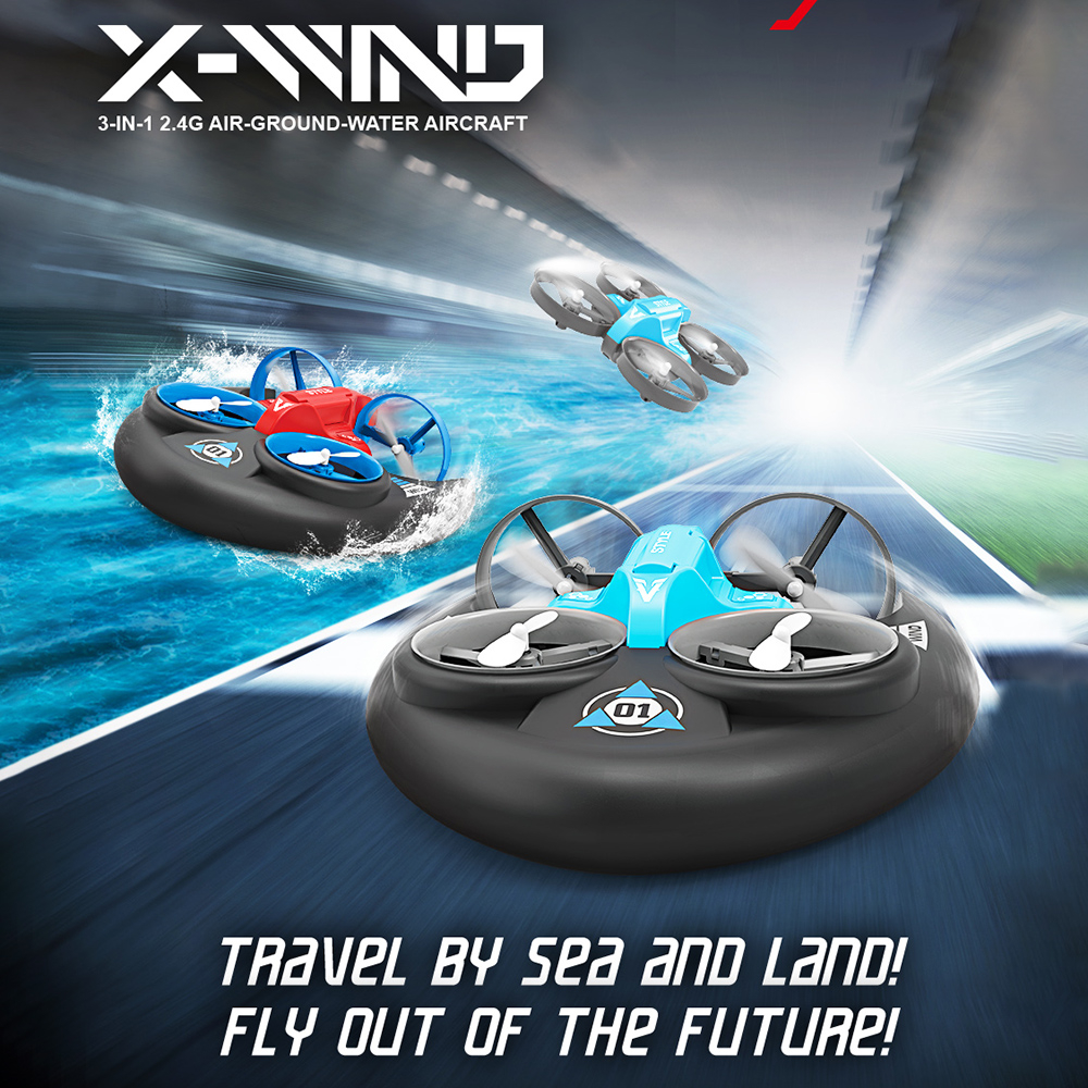 Water, Land, Air RC Drones for Kids