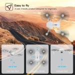 Dual Camera FPV Foldable Drone for Beginners