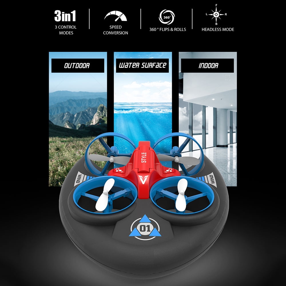 Water, Land, Air RC Drones for Kids