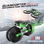 Dcenta Mini Drone with Camera and Motorcycle Deformation