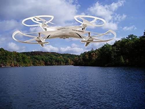 Quadcopter with Camera and Colorful Lights