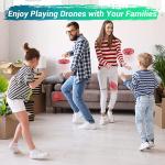 Hand-Operated LED UFO Drone for Kids - Red