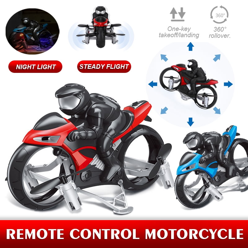 2-in-1 Flying Motorcycle RC Drone