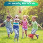 Hand-Operated LED UFO Drone for Kids - Red