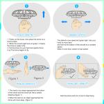 Throw to Fly UFO Drone with LED Lights