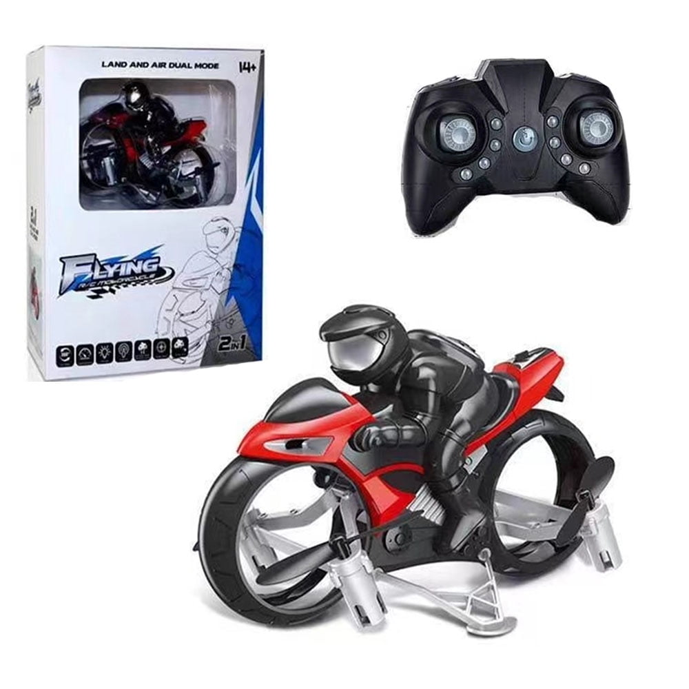 RC Car/Drone 2-in-1 with LED Lights
