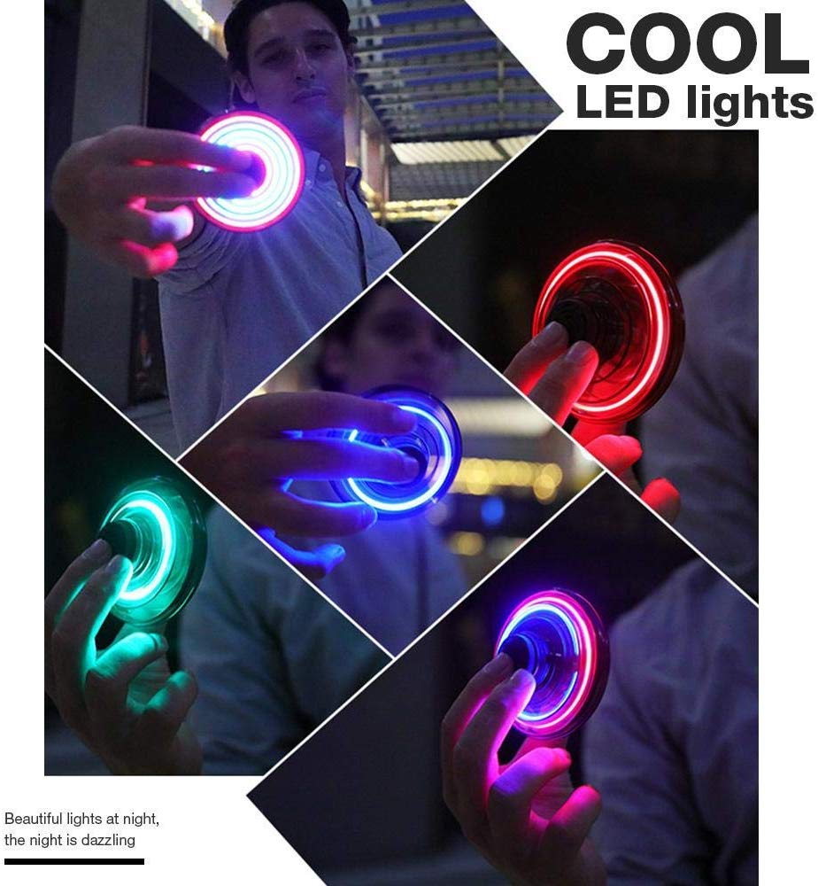 Hand-Operated LED Flying Drone for Kids and Adults