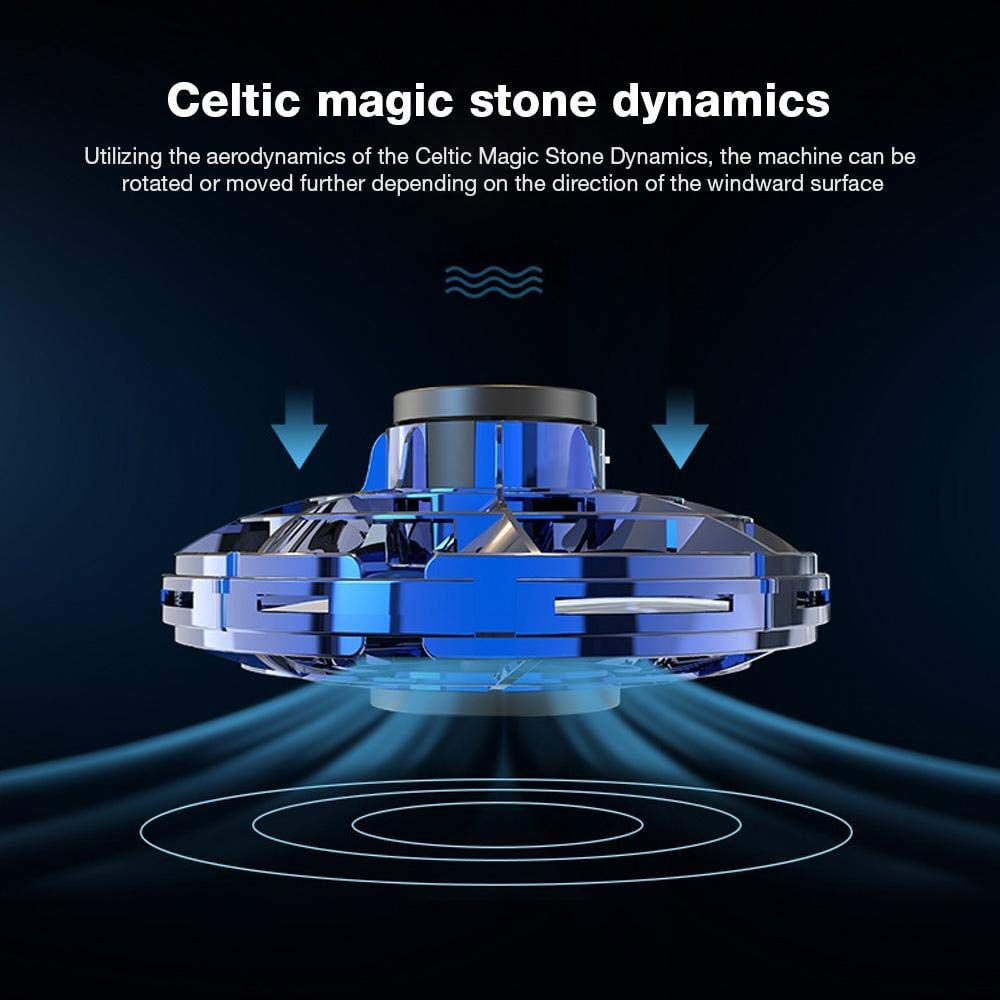 Hand-Operated LED Flying Drone for Kids and Adults