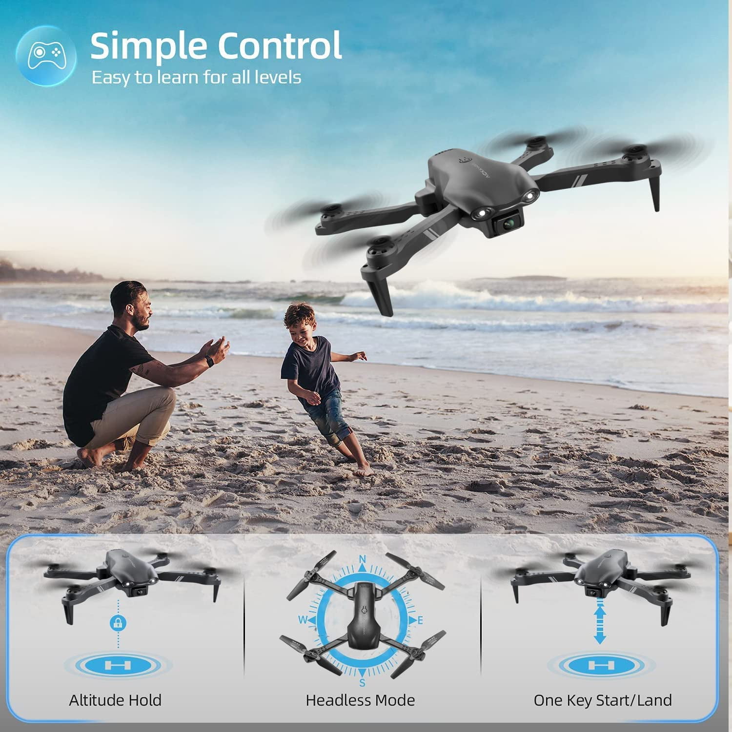 4DRC 13 Foldable Drone with HD Camera
