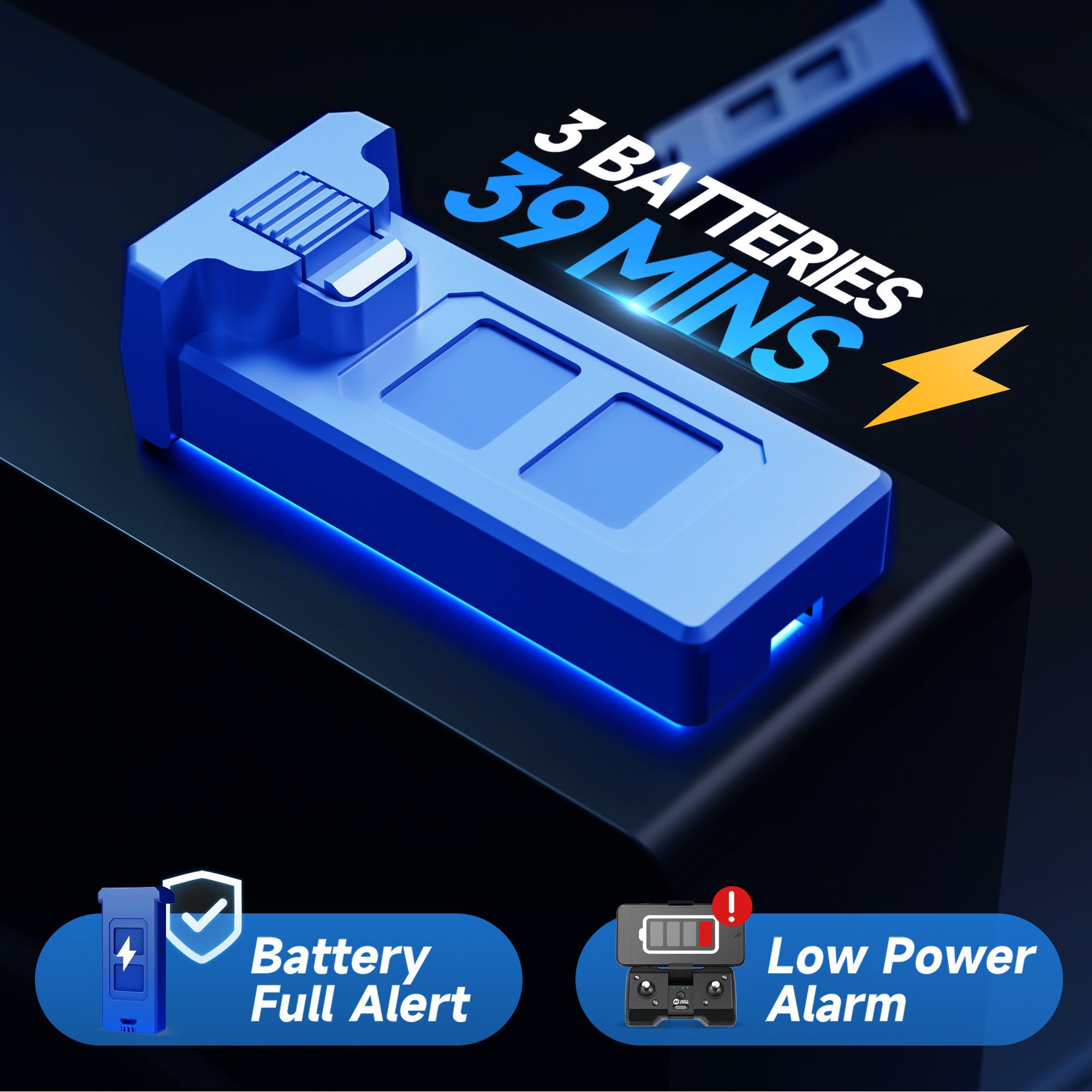 Foldable FPV Drone with 1080P Camera