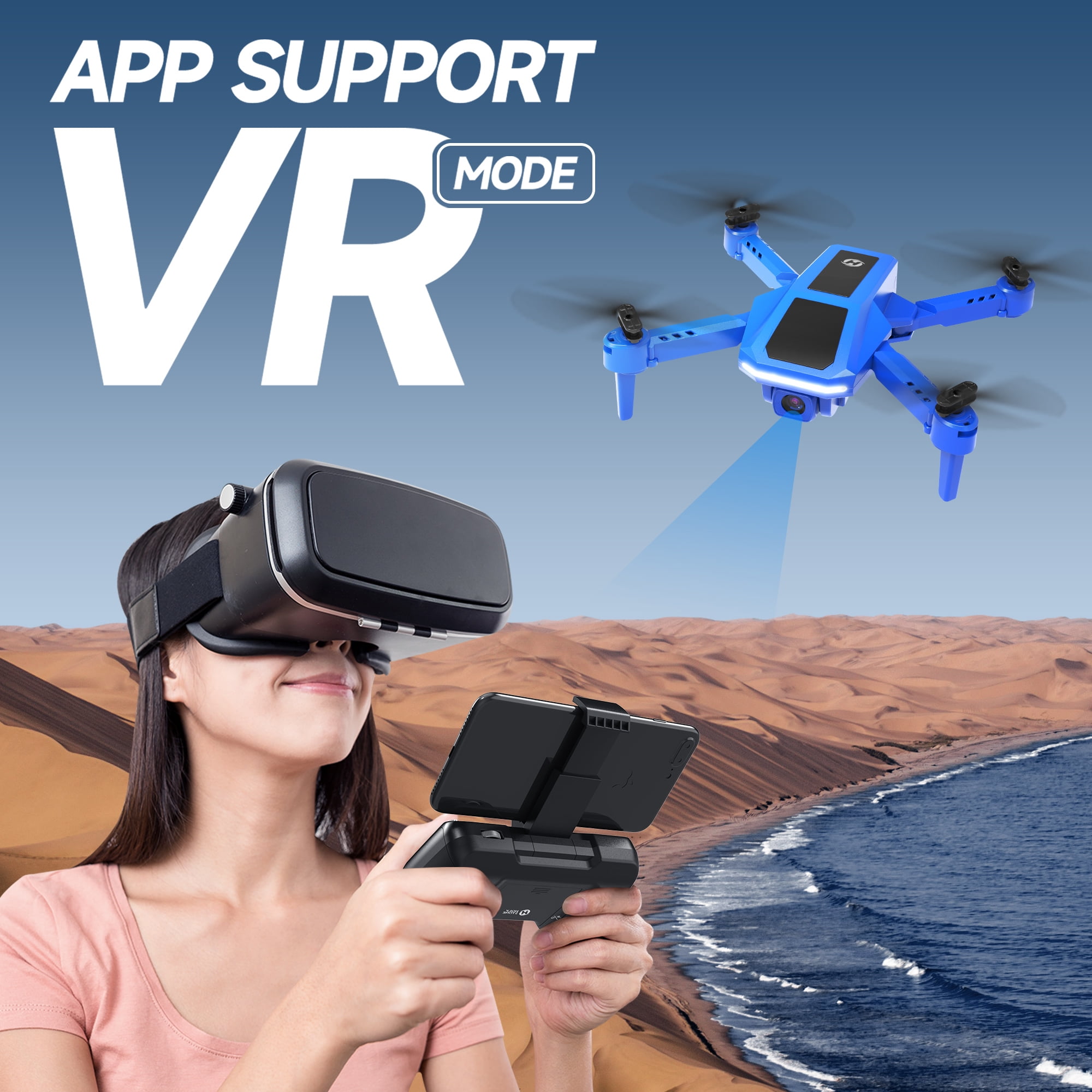 Foldable FPV Drone with 1080P Camera