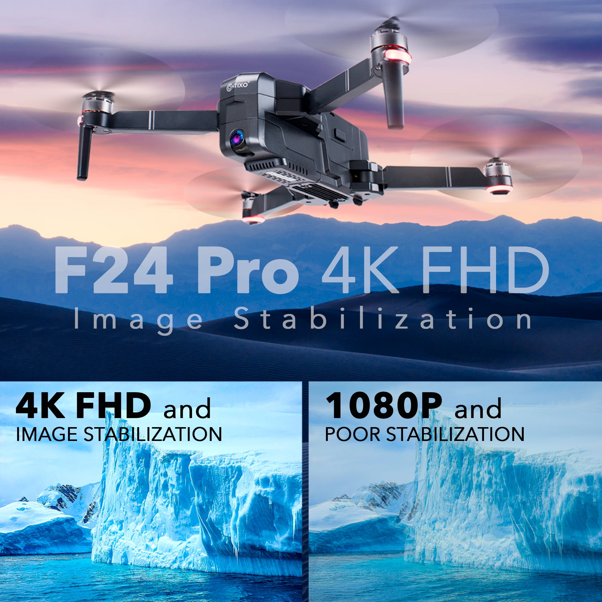 Contixo F24 Pro 4K GPS FPV Drone