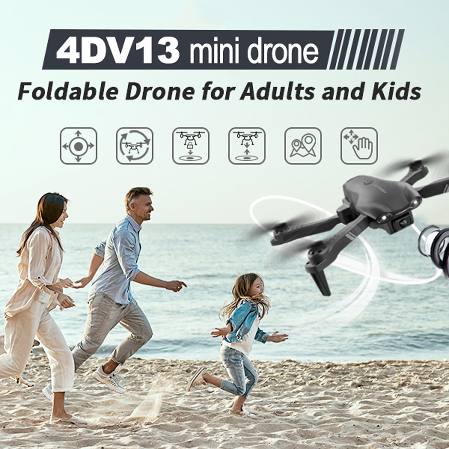 4DRC 13 Foldable Drone with HD Camera