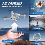 Foldable Quadcopter with 1080P Camera, Voice Control
