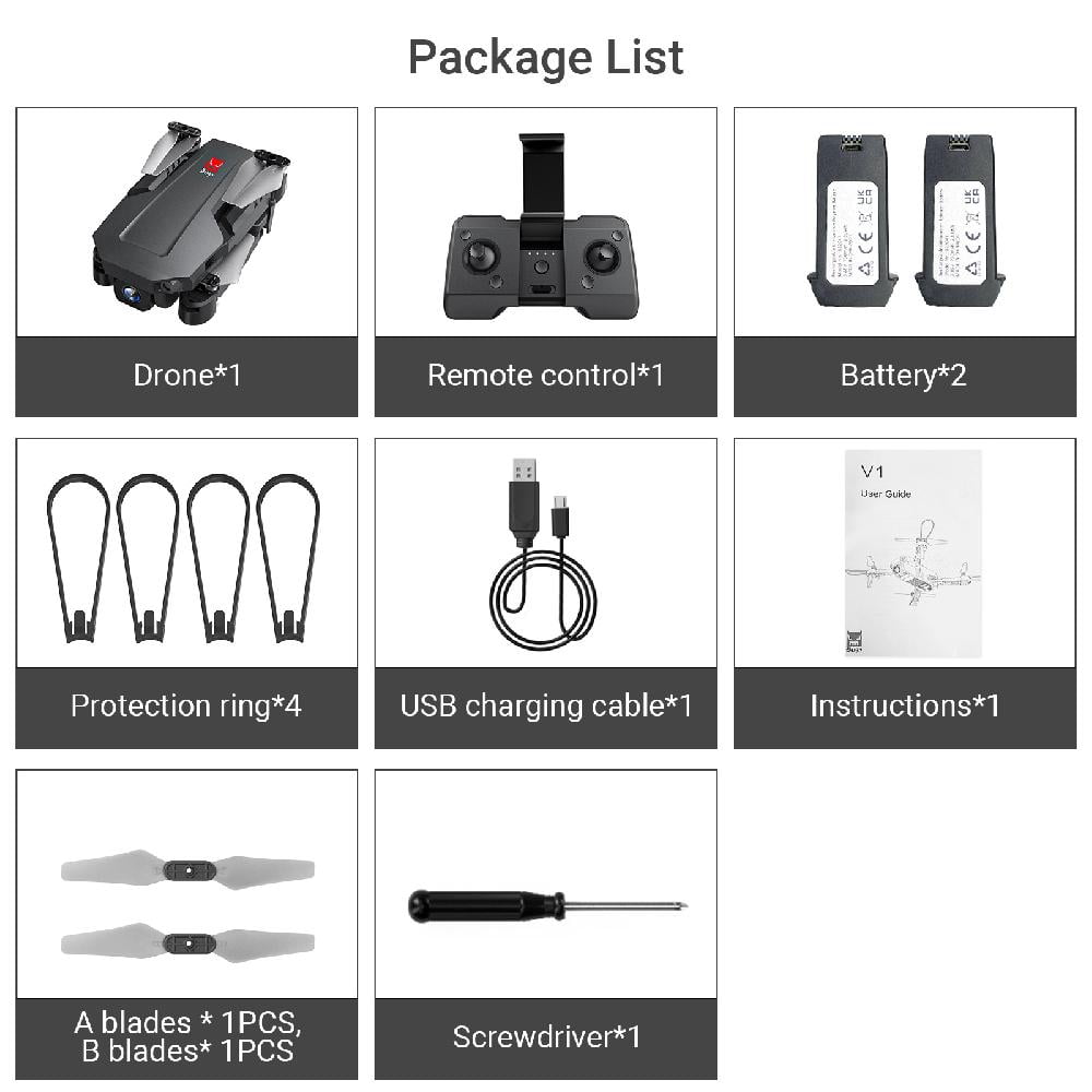 Foldable RC Drones with Camera for all Ages