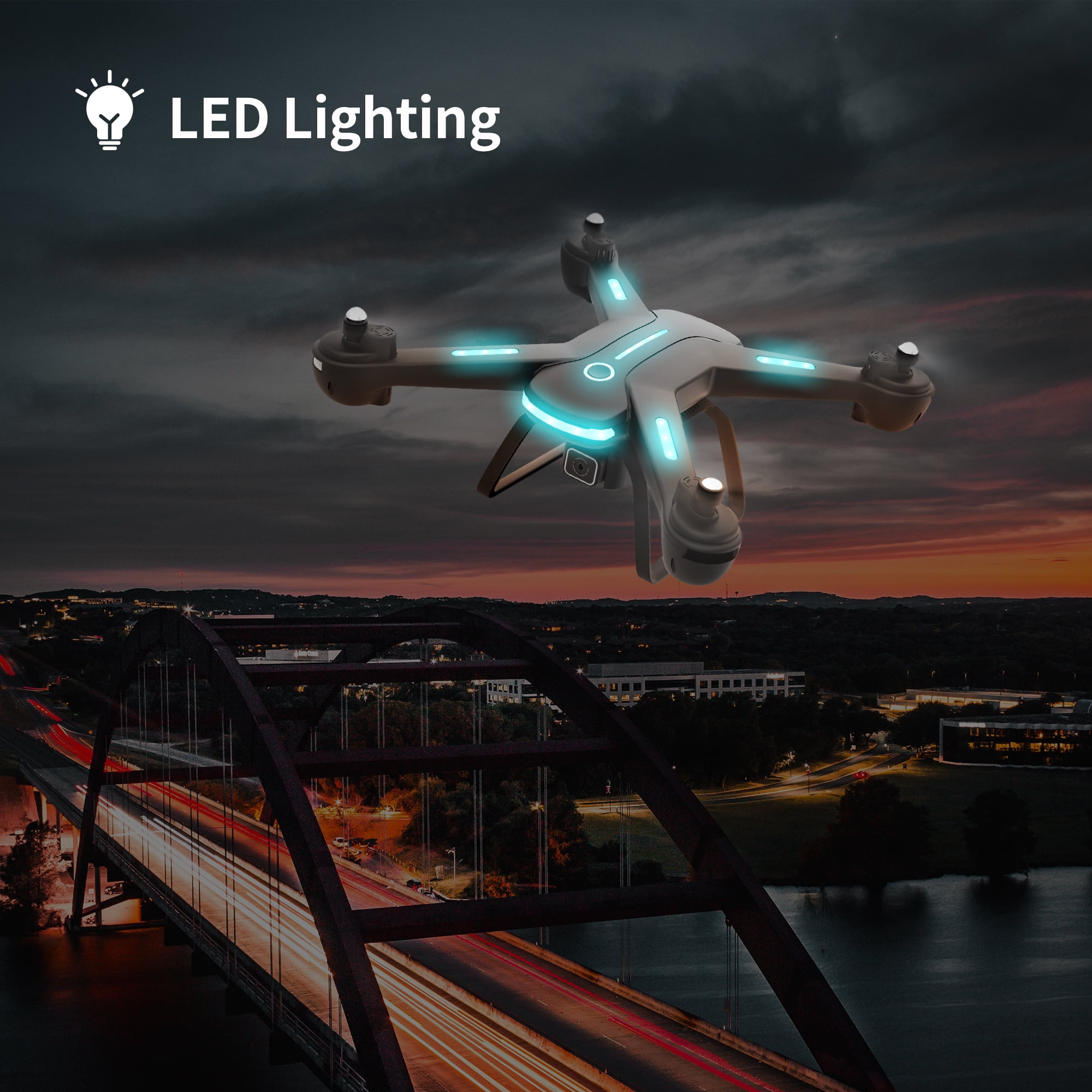 JY03 1080P HD Camera Drone with LED Lights