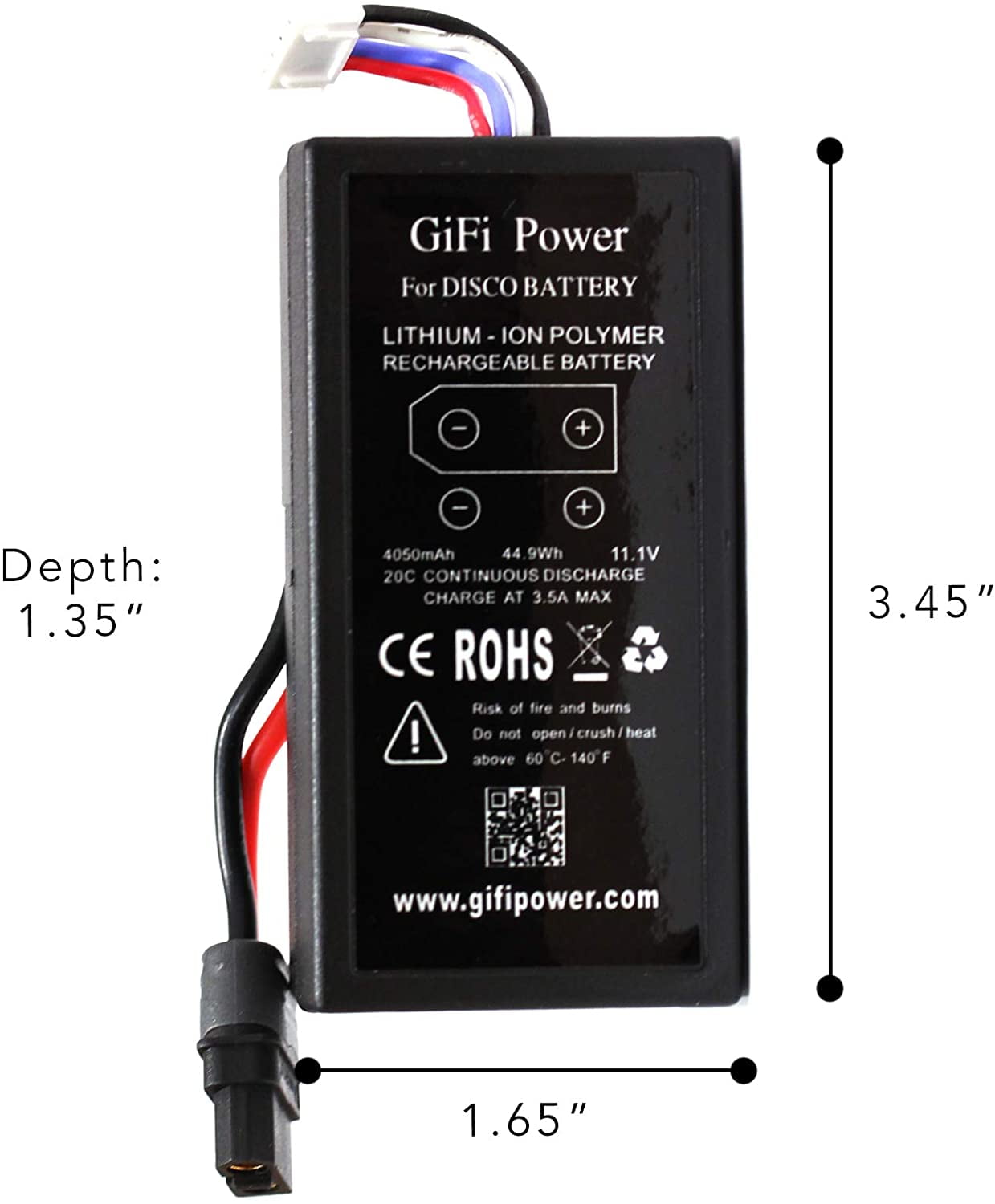 MaximalPower Drone Battery for Parrot Disco FPV