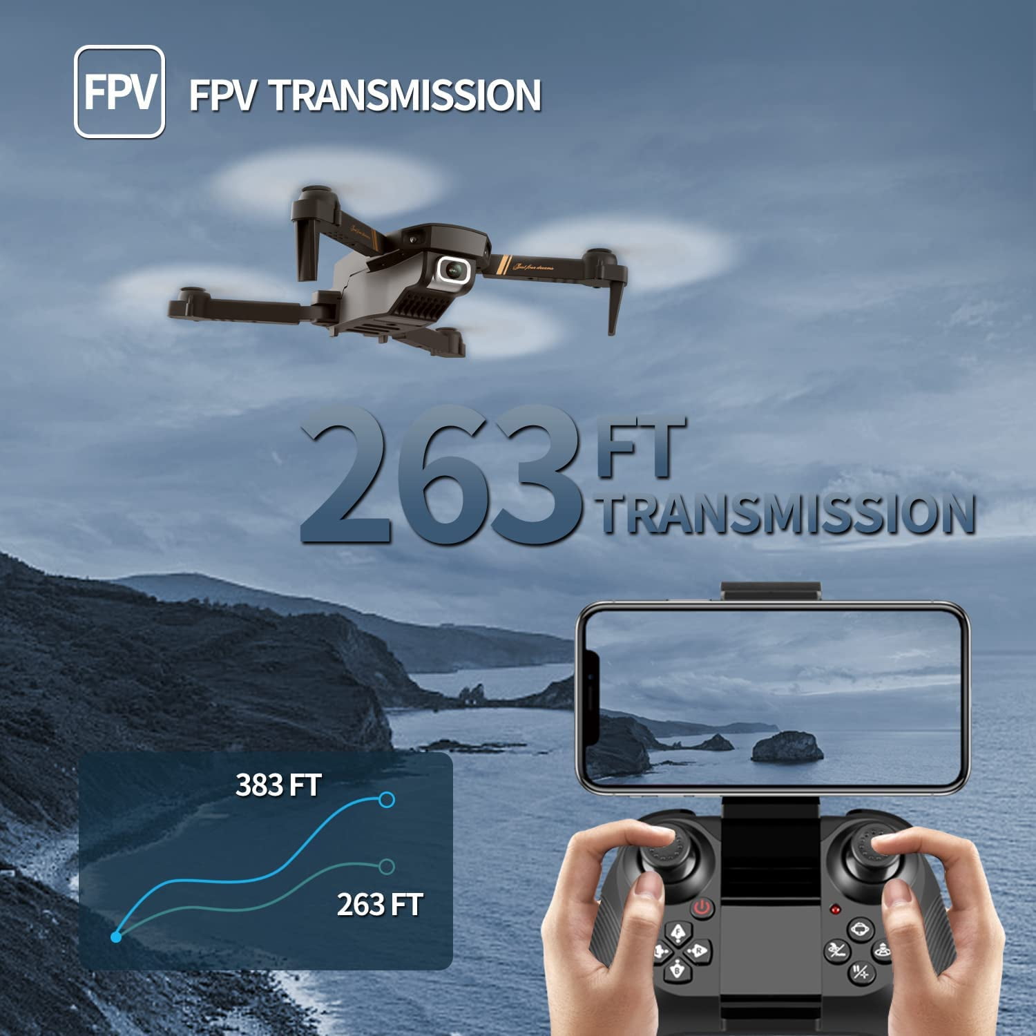 4DRC Drone with 1080P HD Camera