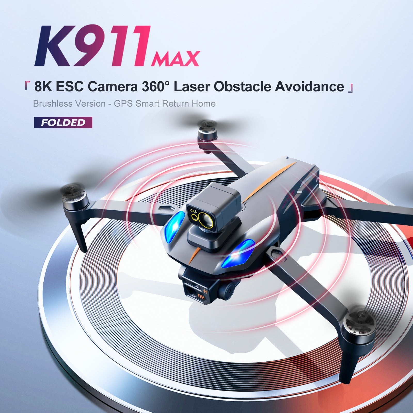 Fridja K911 MAX GPS Drone - HD Camera