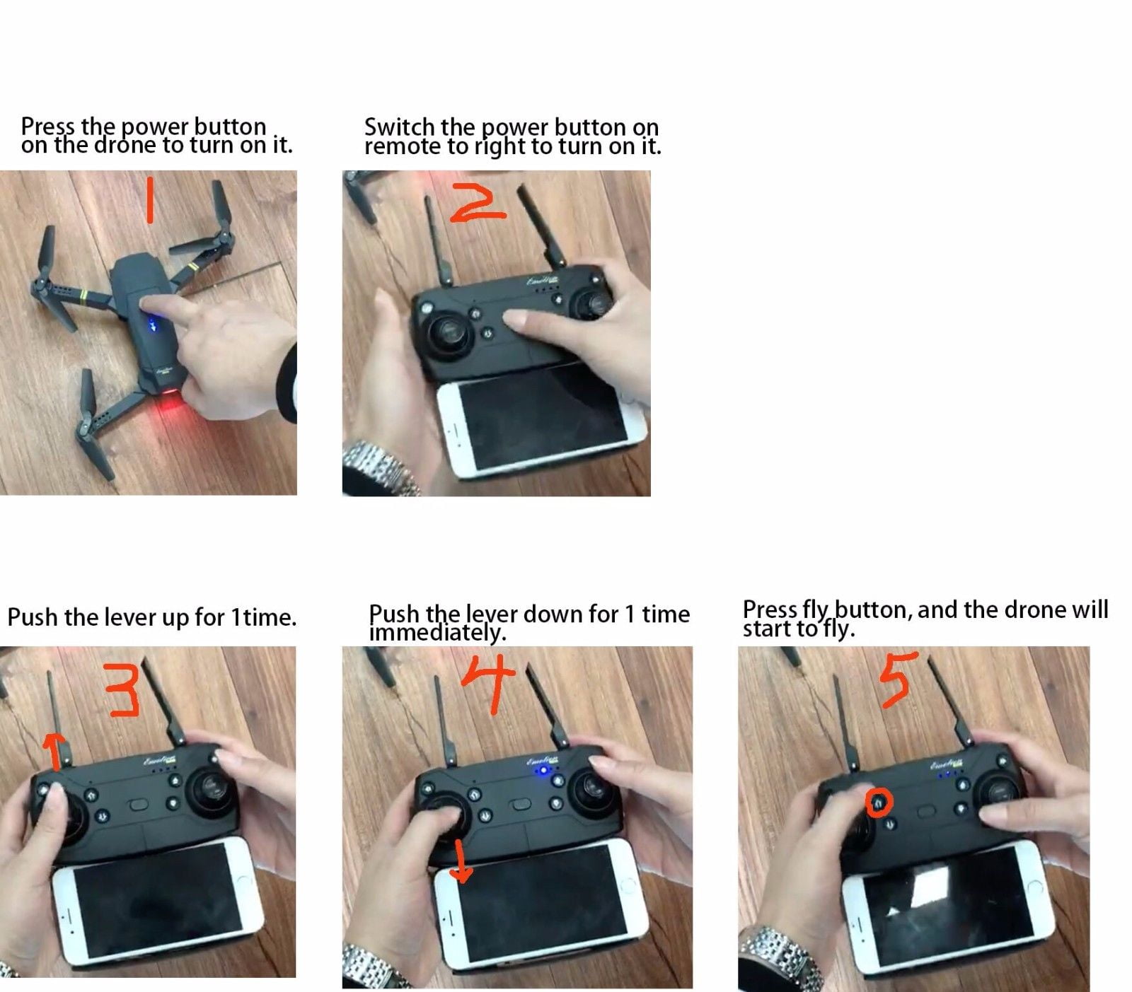 Foldable Selfie Drone with 2MP Camera & WIFI FPV
