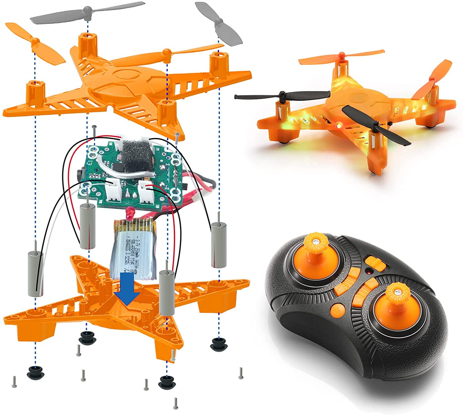 DIY Quadcopter Kit for STEM Learning
