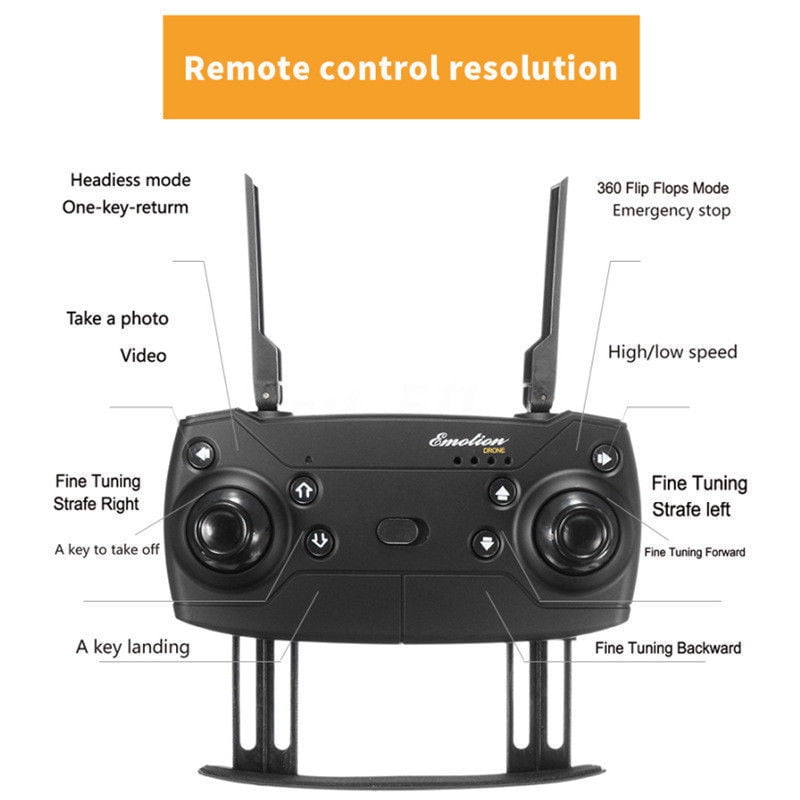 Foldable Selfie Drone with 2MP Camera & WIFI FPV