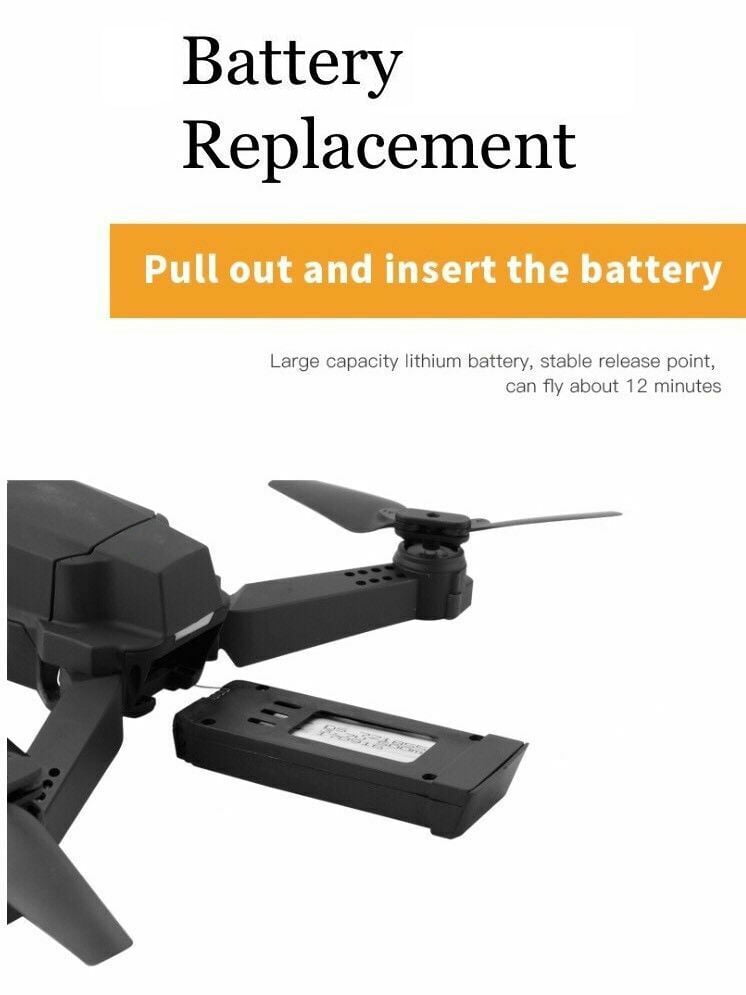 Foldable Selfie Drone with 2MP Camera & WIFI FPV