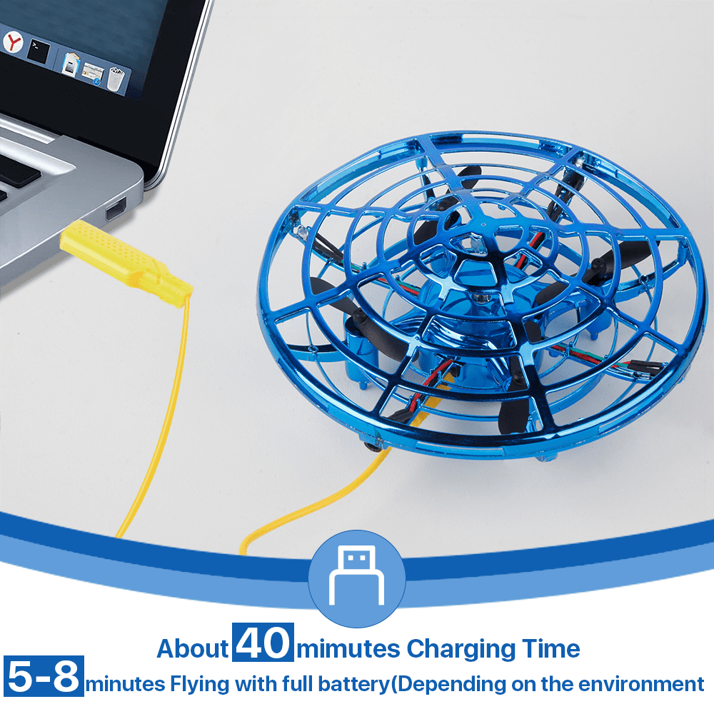 DIKTOOK Hand-Operated Flying Drone for Kids & Adults