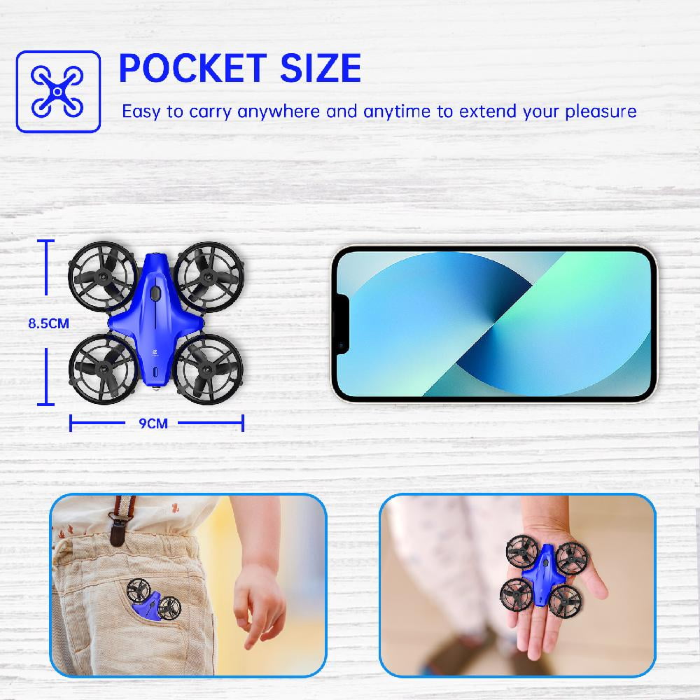 Kid's Mini Drone with Altitude Hold & Flips