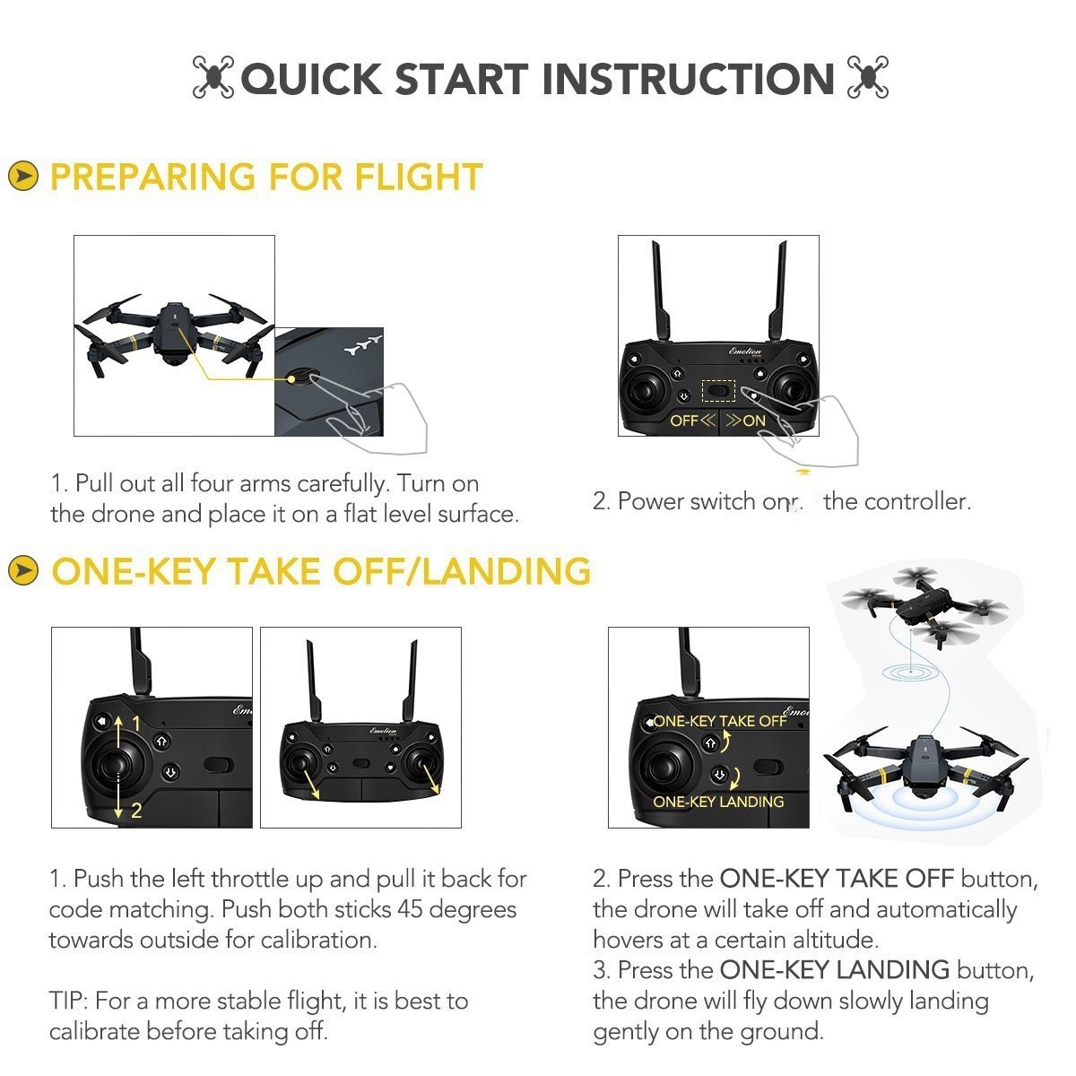 QuadAir Drone with HD Live Camera & Voice Control