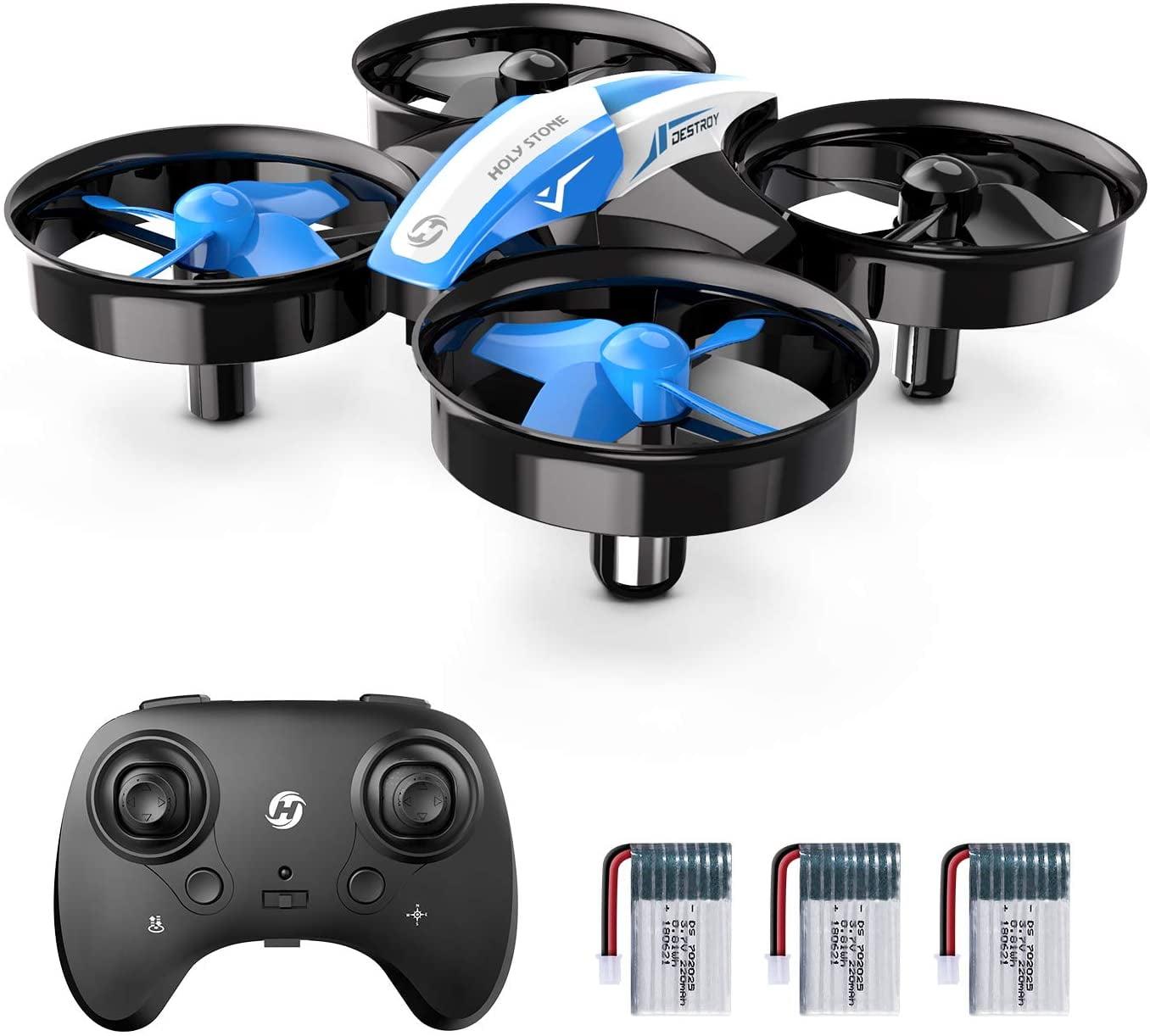 Mini Blue Drone for Kids & Beginners