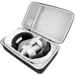 VR Headset Hard Case Carrying Bag (Black/White)