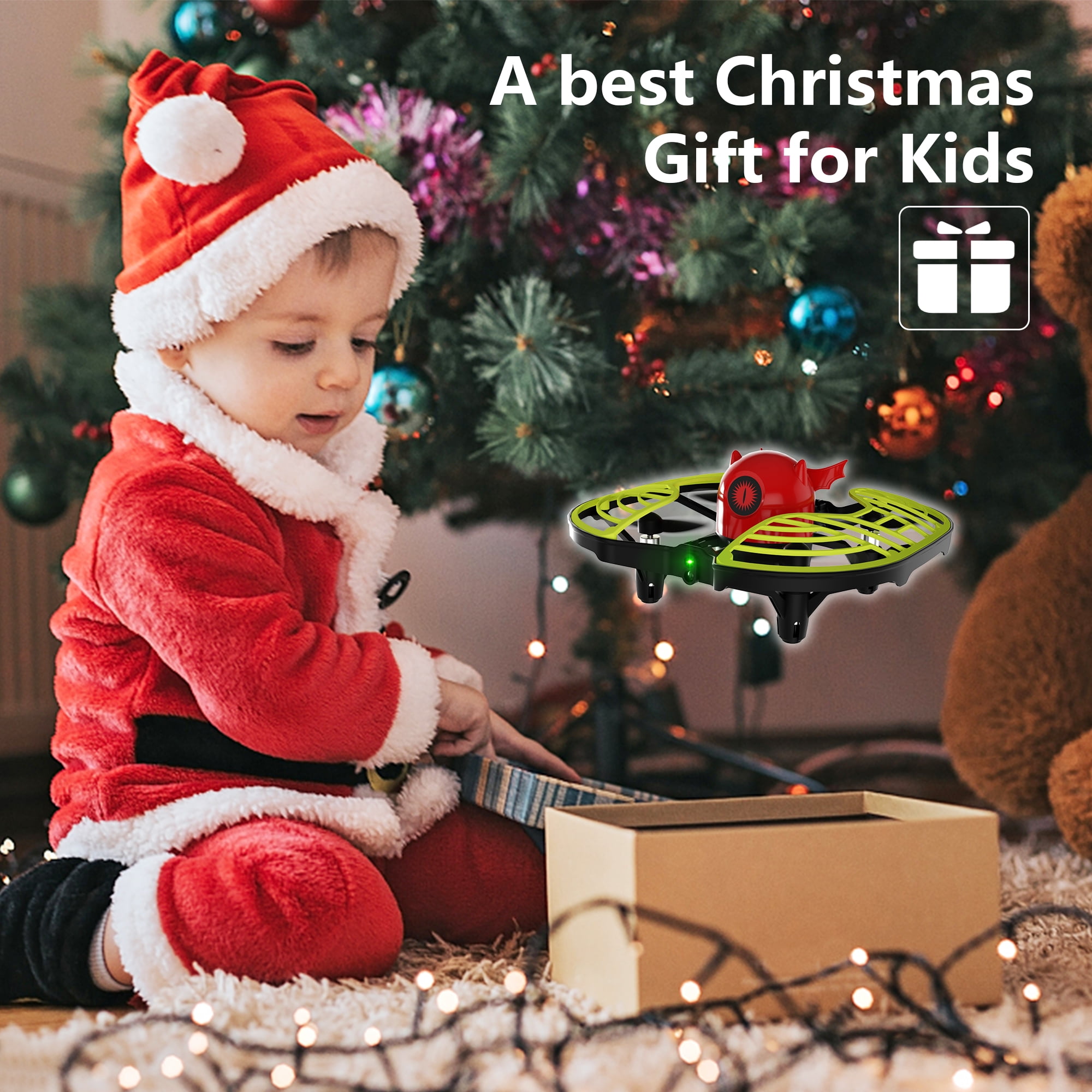 Kid's Beginner Mini RC Drone with Auto Hovering