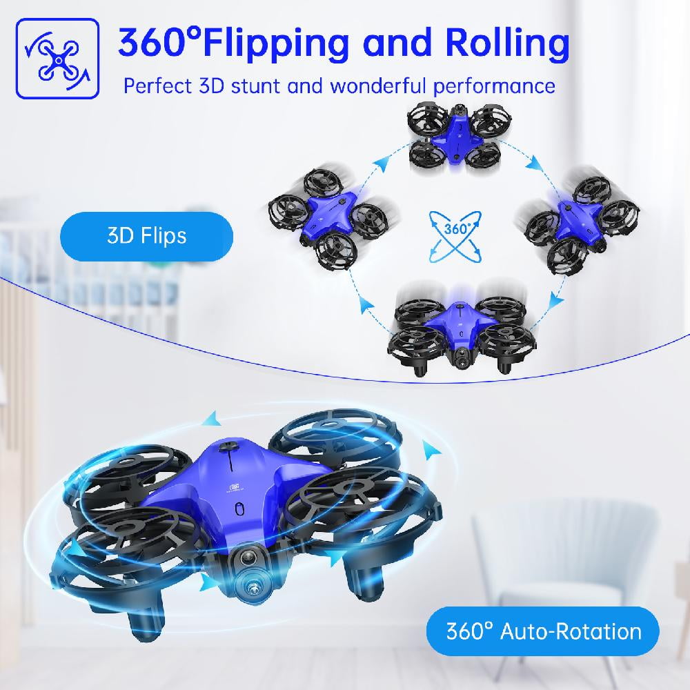 Kid's Mini Drone with Altitude Hold & Flips