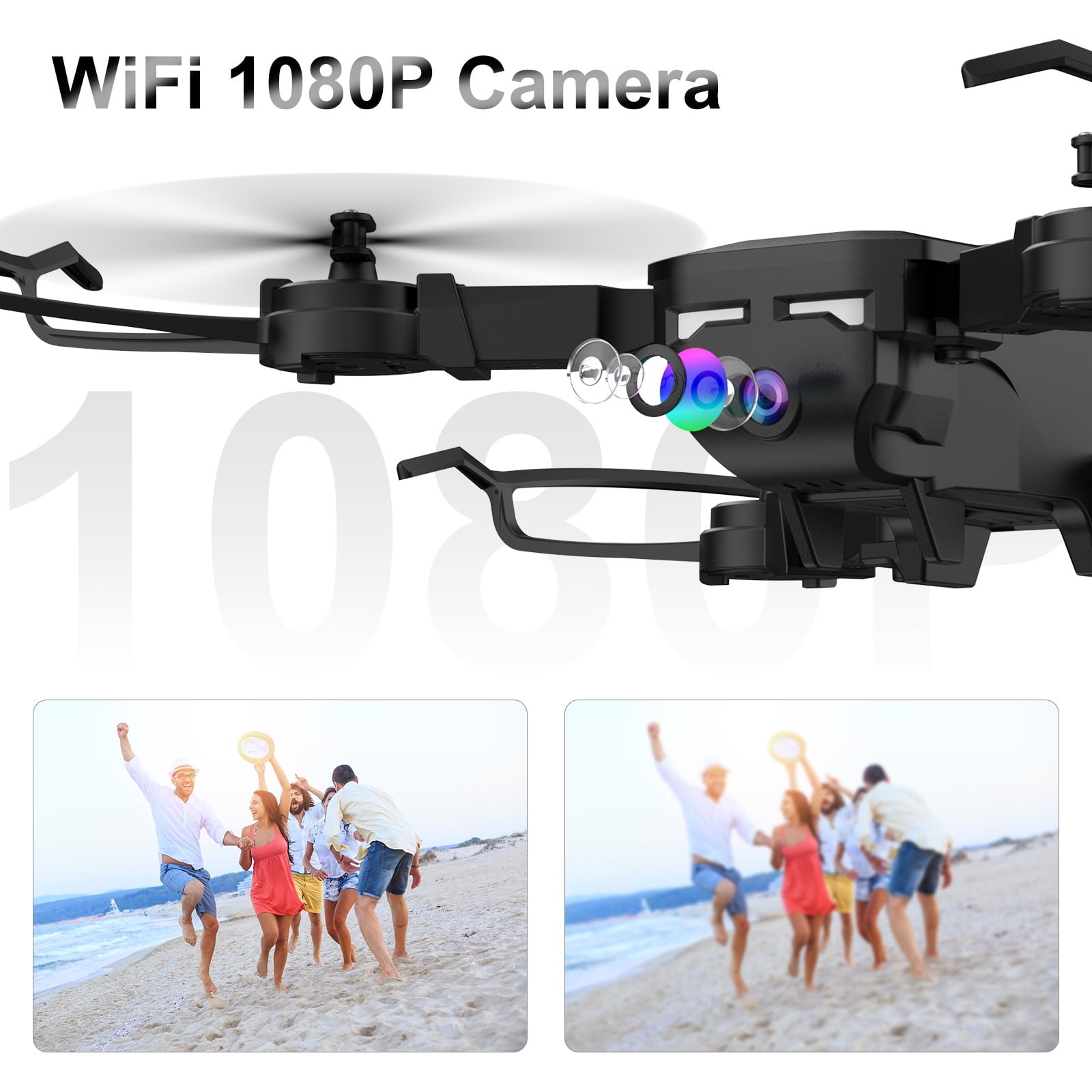 720P HD FPV RC Drone for Kids & Adults