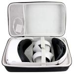 VR Headset Hard Case Carrying Bag (Black/White)