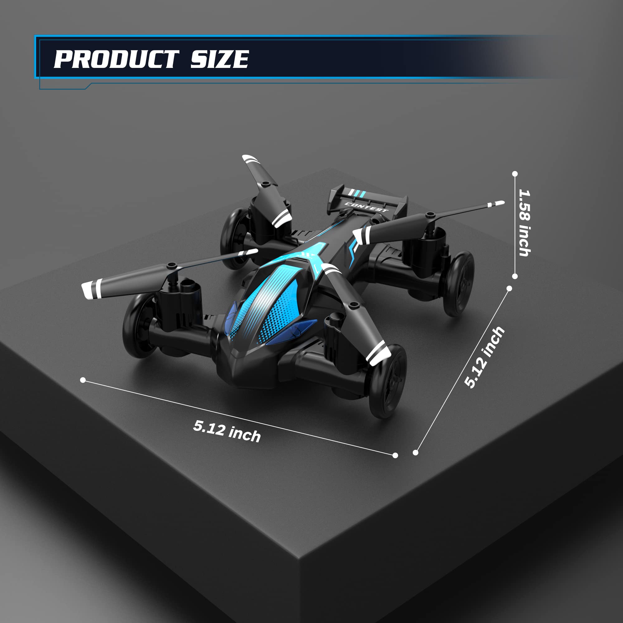 Evomosa 2 in 1 Flying Car Drone