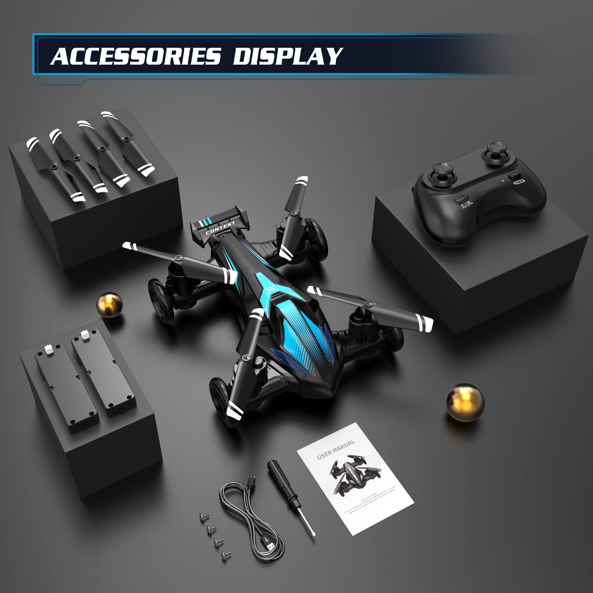 Evomosa 2 in 1 Flying Car Drone